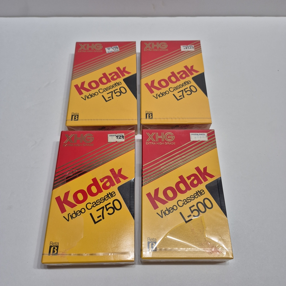 Kodak Video Cassette L750 and L500 Set